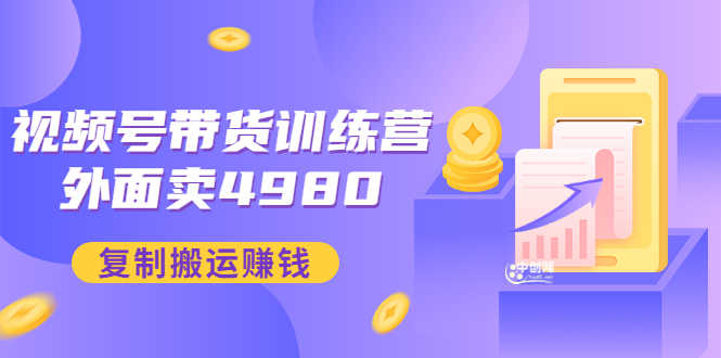 （2953期）外面卖4980【盗坤：视频号带货训练营】复制搬运赚钱（附电公商园文件）