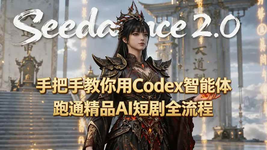 手把手教你用Seedance2.0+Codex智能体跑通精品AI短剧全流程(附3种skill技能)